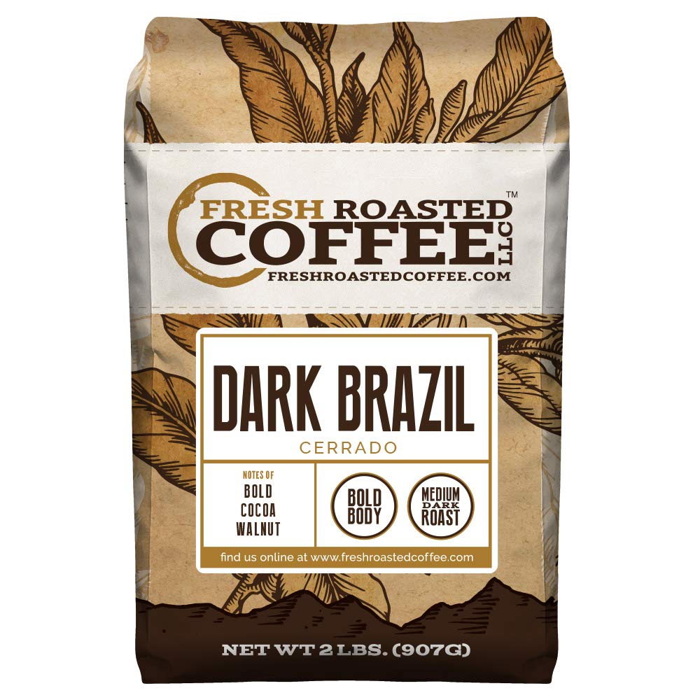 Fresh Roasted Coffee LLC, Dark Brazil Cerrado Coffee | coffee brew mag
